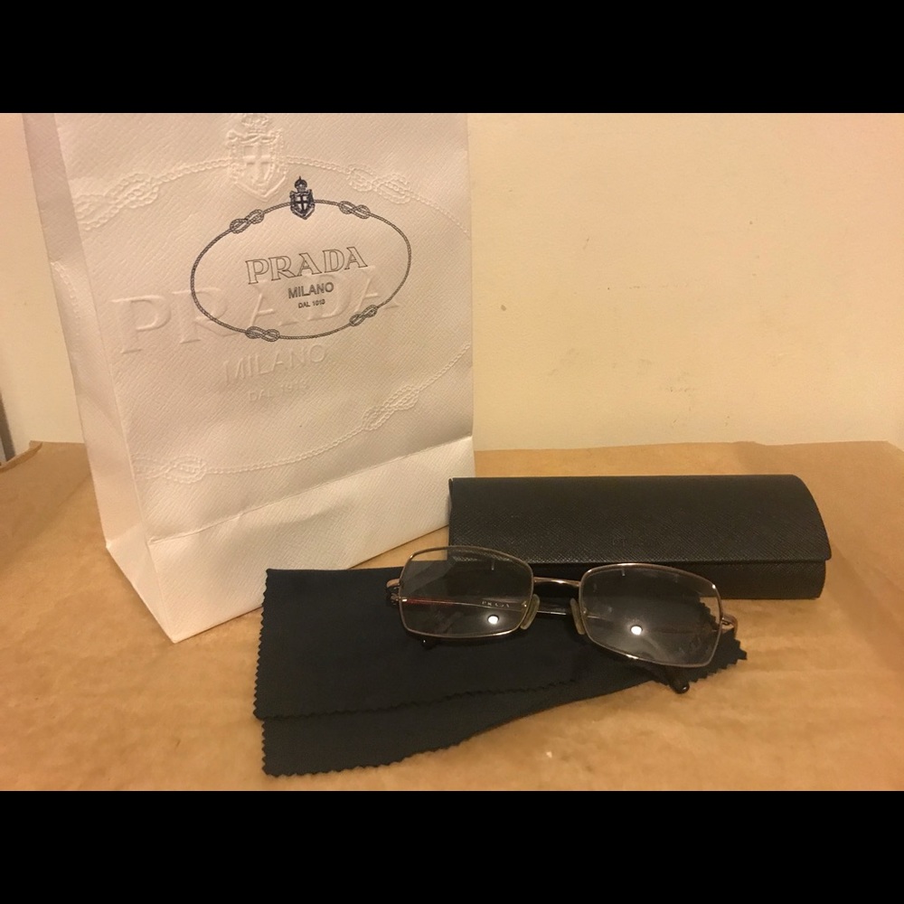 % Authentic Prada Brown Glasses - image 1